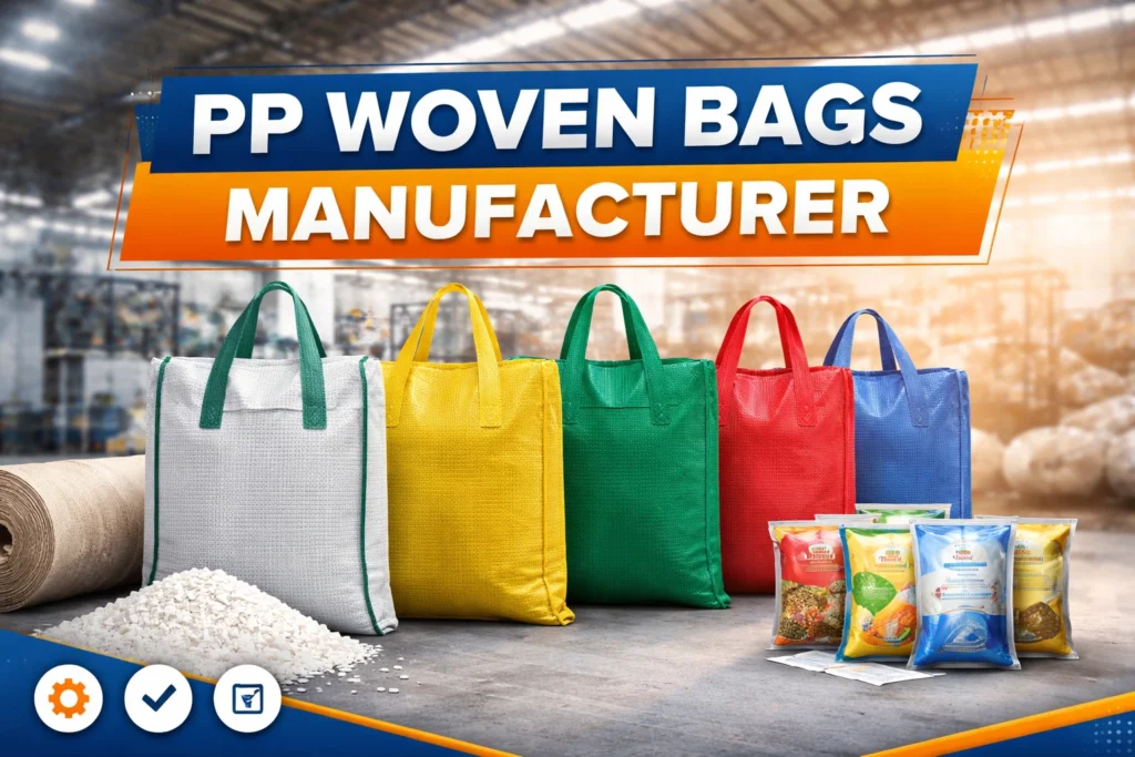 Top 8 Benefits of Choosing a Reliable PP Woven Bags Manufacturer in India