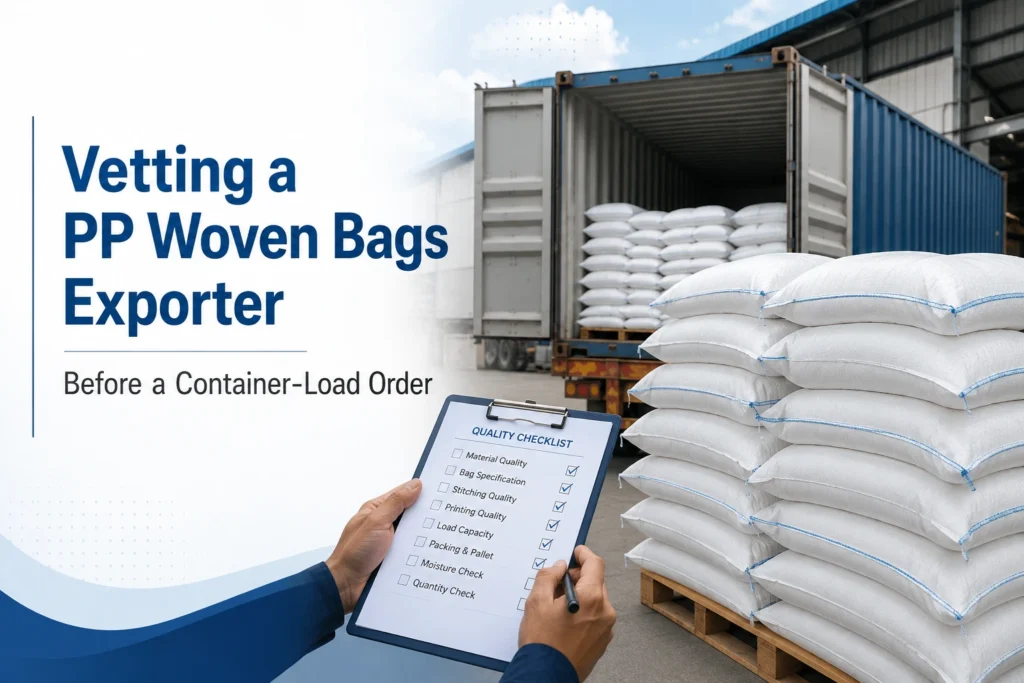 How to Vet a PP Woven Bags Exporter Before Placing a Container-Load Order