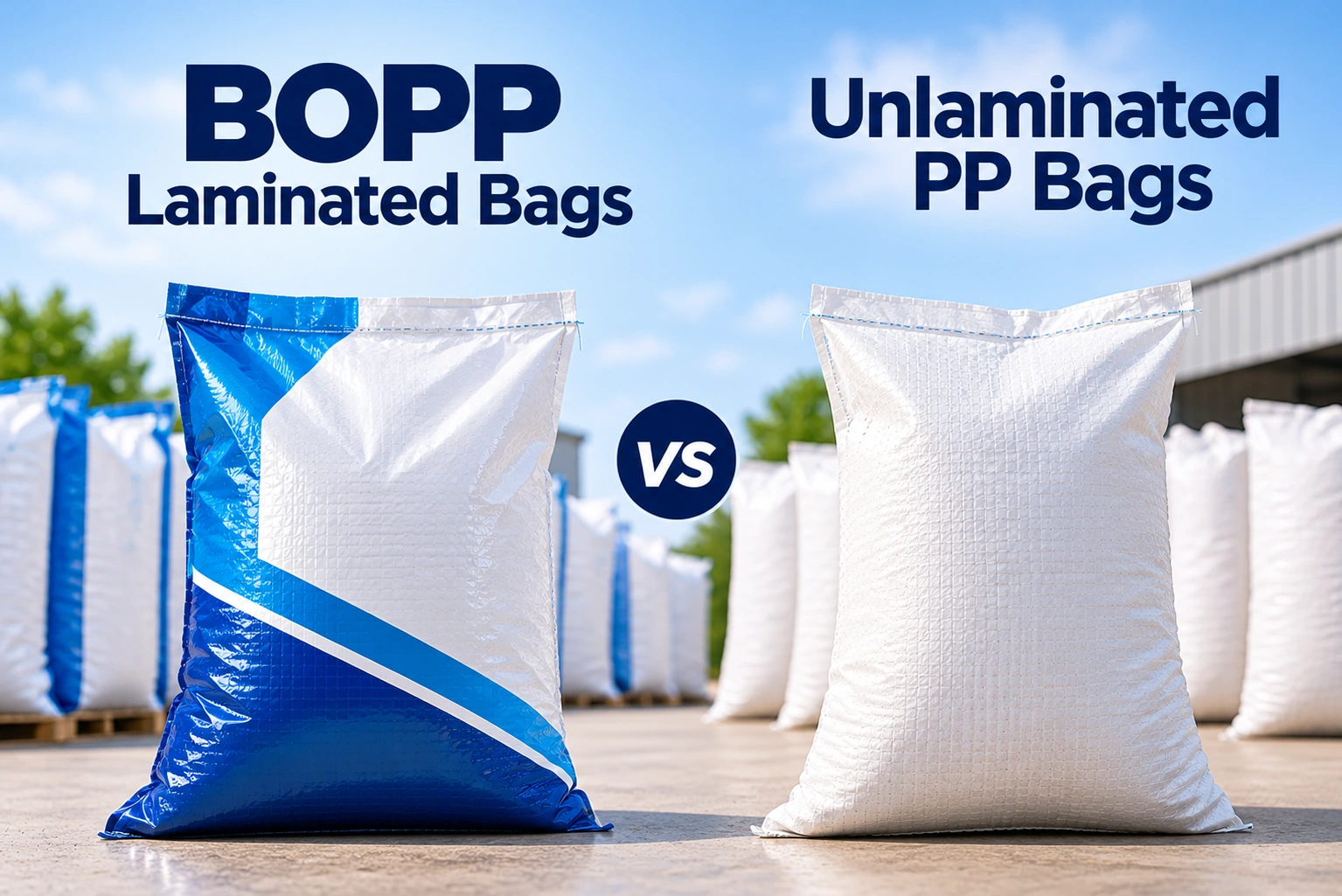 BOPP Laminated Bags vs Unlaminated PP Bags